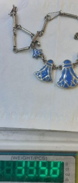 Necklace Lotus Turquoise Sterling Silver 925