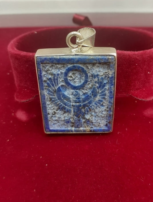 Pendant Lapis Lazuli Horuz Sterling Silver 925
