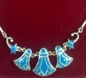 Necklace Lotus Turquoise Sterling Silver 925